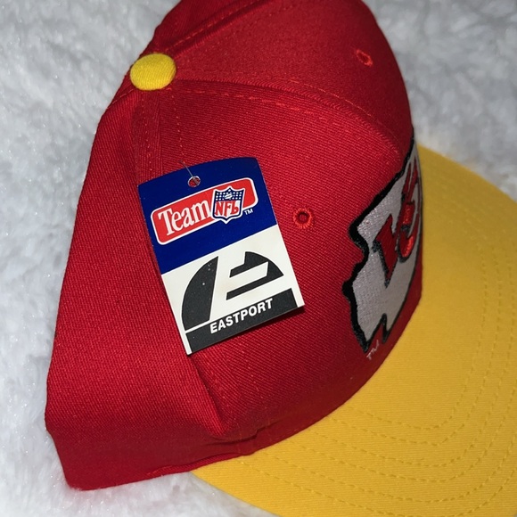 Vintage KC Snap Back NFL Truckers Ball Team Hat made in USA - Picture 10 of 11